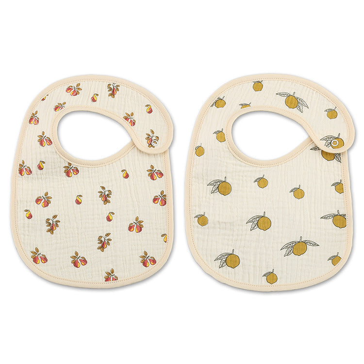 2PC Newborn Cotton Bibs