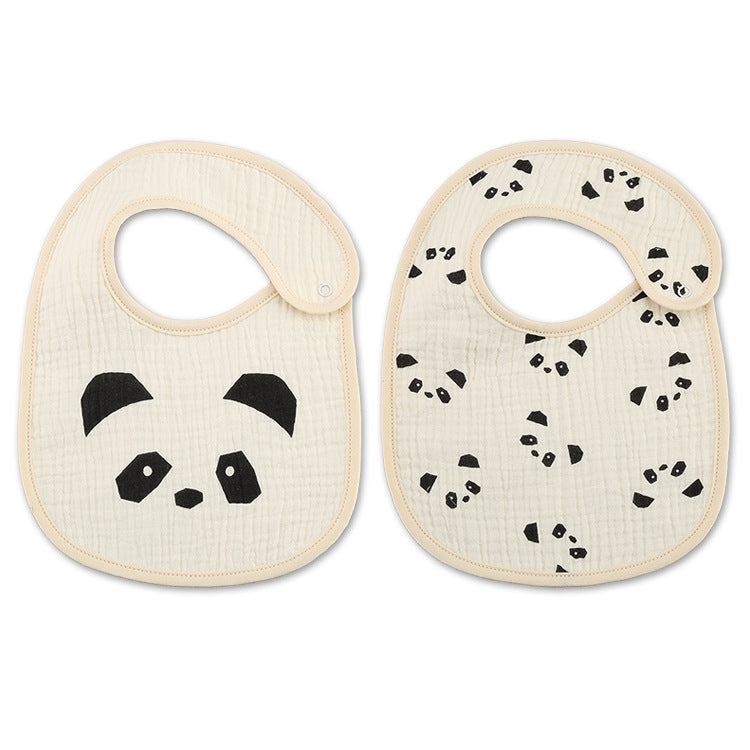 2PC Newborn Cotton Bibs