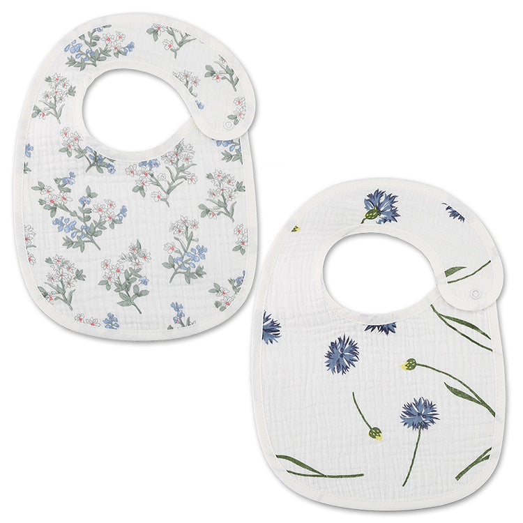 2PC Newborn Cotton Bibs