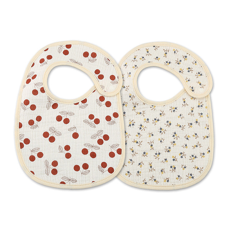 2PC Newborn Cotton Bibs