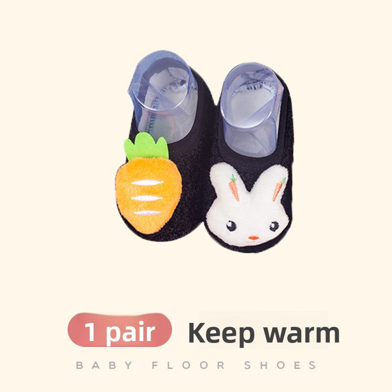 Cute Pink Bunny Floor Socks